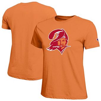 Women's Champion Orange Tampa Bay Buccaneers Logo T-Shirt
