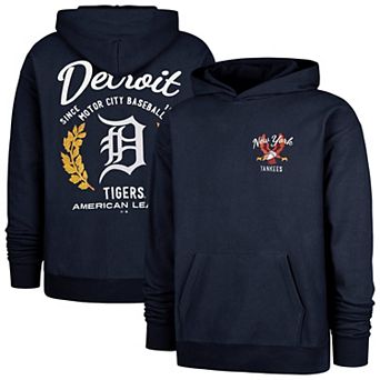 Men's '47 Navy Detroit Tigers Souvenir Laurels Foundation Hoodie