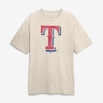 Men's Fanatics Tan Texas Rangers Stadium Slub T-Shirt