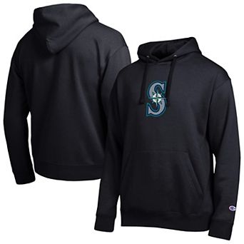 Men's Champion Black Seattle Mariners All Star Embroidered Logo Hoodie