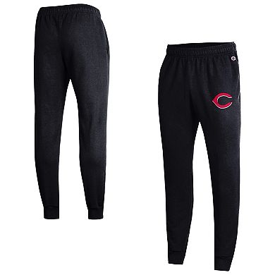 Men's Champion Black Cincinnati Reds Powerblend Joggers