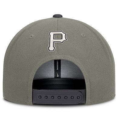 Men's Nike Olive Pittsburgh Pirates Pro Dri-FIT Snapback Hat