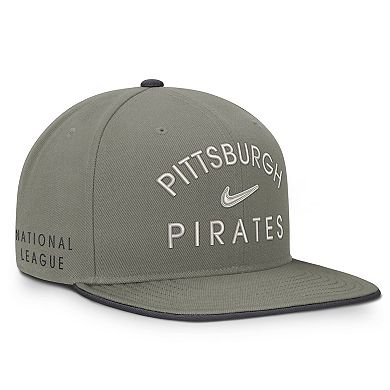 Men's Nike Olive Pittsburgh Pirates Pro Dri-FIT Snapback Hat