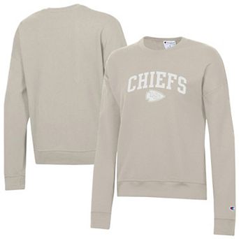 Women's Champion Light Brown Kansas City Chiefs Powerblend Cocoa Butter Fleece Sweatshirt