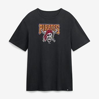 Men's Fanatics Black Pittsburgh Pirates Vintage Logo Legacy T-Shirt