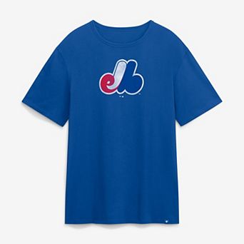 Men's Fanatics Blue Montreal Expos Vintage Logo Legacy T-Shirt