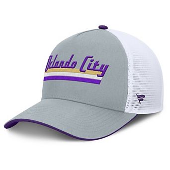Men's Fanatics Gray Orlando City SC Knuckle Trucker Adjustable Hat