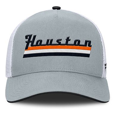 Men's Fanatics Gray Houston Dynamo FC Knuckle Trucker Adjustable Hat