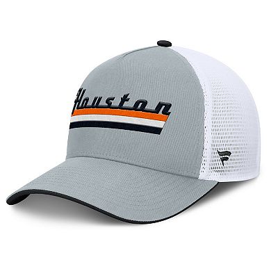 Men's Fanatics Gray Houston Dynamo FC Knuckle Trucker Adjustable Hat