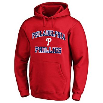 Men's Fanatics Red Philadelphia Phillies Big & Tall Heart & Soul Hoodie