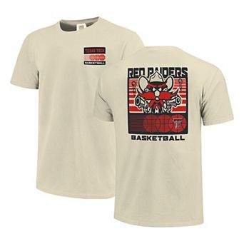 Men's Cream Texas Tech Red Raiders Basketball Staredown Comfort Colors