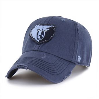 Men's '47 Navy Memphis Grizzlies Weathered Clean Up Adjustable Hat