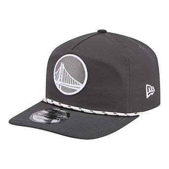 Men's New Era Graphite Golden State Warriors Tonal Rope 19TWENTY Adjustable Hat