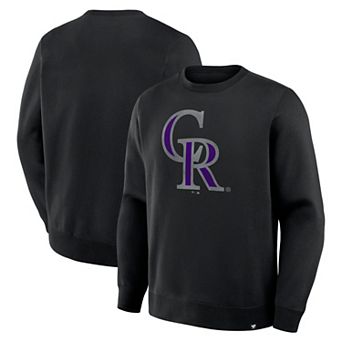 Men's Fanatics Black Colorado Rockies Legacy Sweatshirt