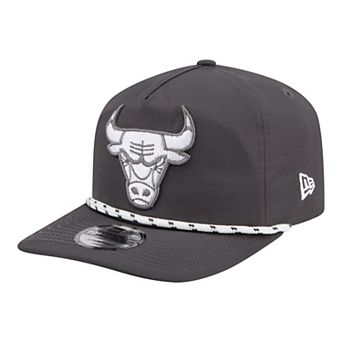 Men's New Era Graphite Chicago Bulls Tonal Rope 19TWENTY Adjustable Hat