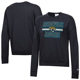 Women's Champion Black Jacksonville Jaguars Powerblend Fleece Sweatshirt