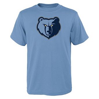 Youth Outerstuff Light Blue Memphis Grizzlies Primary Logo T-Shirt