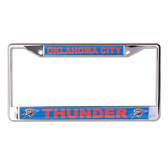 WinCraft Oklahoma City Thunder Primary Logo S/L Metal License Plate Frame