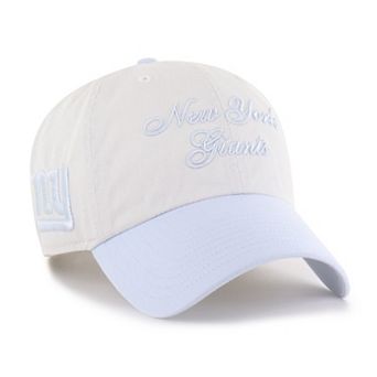 Women's '47 White New York Giants Gelato Two-Tone Clean Up Adjustable Hat