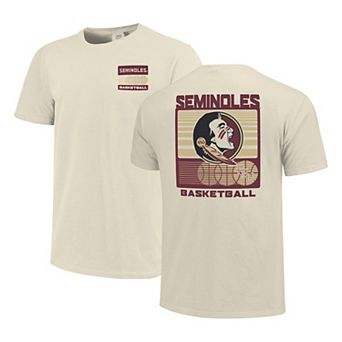 Men's Cream Florida State Seminoles Basketball Staredown Comfort Colors