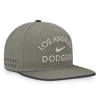 Men's Nike Olive Los Angeles Dodgers Pro Dri-FIT Snapback Hat