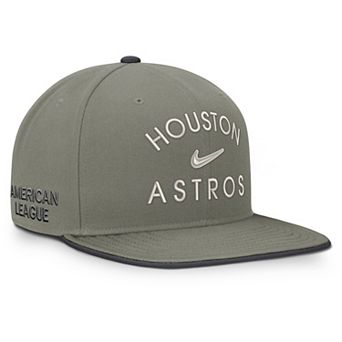 Men's Nike Olive Houston Astros Pro Dri-FIT Snapback Hat