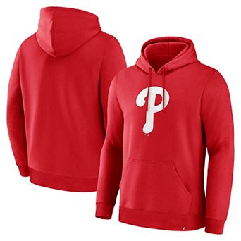Men's Fanatics Red Philadelphia Phillies Primary Logo Legacy Hoodie