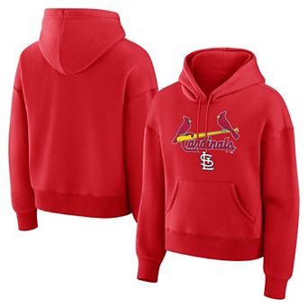 Women's Fanatics Red St. Louis Cardinals Lockup Legacy Fleece Hoodie
