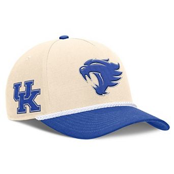 Unisex Nike Natural Kentucky Wildcats 2026 Primetime Natural 5-Panel Rope 2-Tone Rise Hat