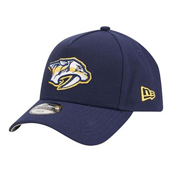 Youth New Era Navy Nashville Predators 9FORTY A-Frame Adjustable Hat
