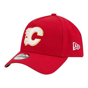 Youth New Era Red Calgary Flames 9FORTY A-Frame Adjustable Hat
