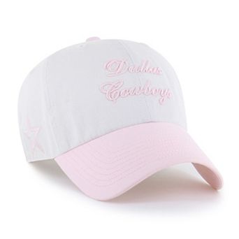 Women's '47 White Dallas Cowboys Gelato Two-Tone Clean Up Adjustable Hat