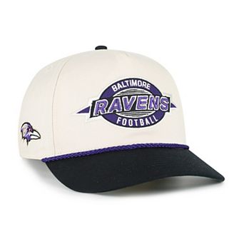 Men's '47 Natural Baltimore Ravens Frame Out Two Tone Hitch Adjustable Hat