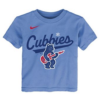 Toddler Nike Light Blue Chicago Cubs Electric Bear Alternate T-Shirt