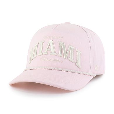 Men's '47 Pink Miami Hurricanes Gelato Hitch Adjustable Hat