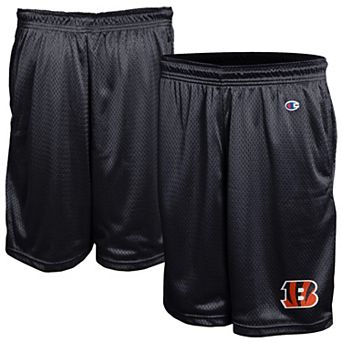 Men's Champion Black Cincinnati Bengals Classic Mesh Shorts