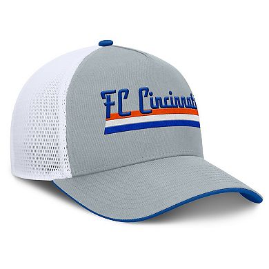 Men's Fanatics Gray FC Cincinnati Knuckle Trucker Adjustable Hat