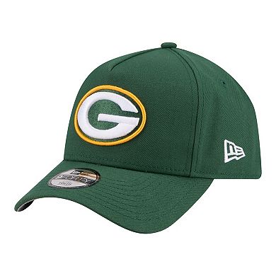 Youth New Era Green Green Bay Packers 9FORTY A-Frame Adjustable Hat