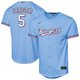 Youth Nike Corey Seager Light Blue Texas Rangers Alternate Replica Jersey