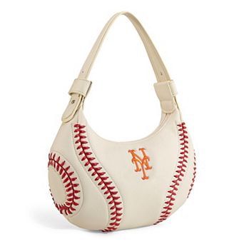 Montana West New York Mets Beige Shoulder Hobo Bag