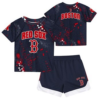Toddler Outerstuff Navy Boston Red Sox Pinch Hitter T-Shirt & Shorts Set
