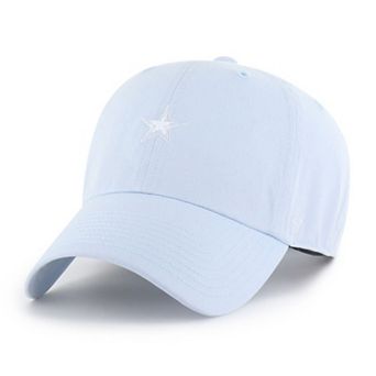 Women's '47 Light Blue Dallas Cowboys Base Runner Ballpark Clean Up Adjustable Hat