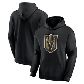 Men's Logo Athletic Black Vegas Golden Knights Essential Hoodie