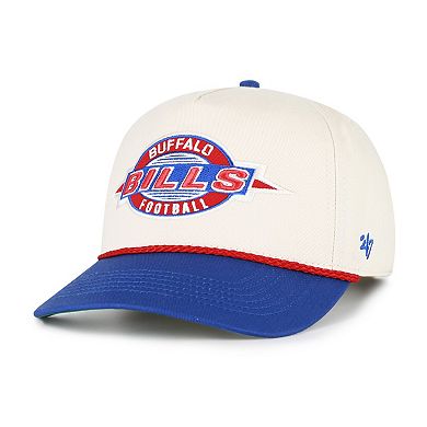 Men's '47 Natural Buffalo Bills Frame Out Two Tone Hitch Adjustable Hat