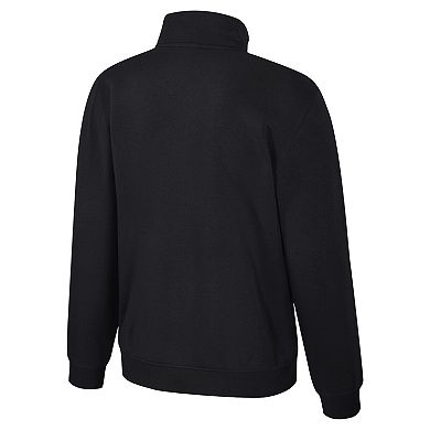 Unisex Stadium Essentials Black Boston Celtics First Team Trainer Quarter-Zip Pullover