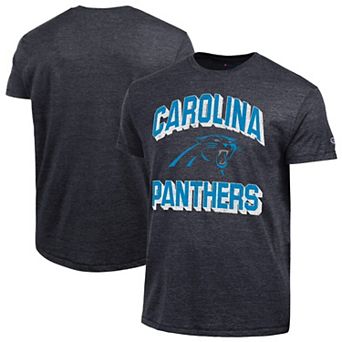 Men's Champion Black Carolina Panthers Ultimate Tri-Blend T-Shirt