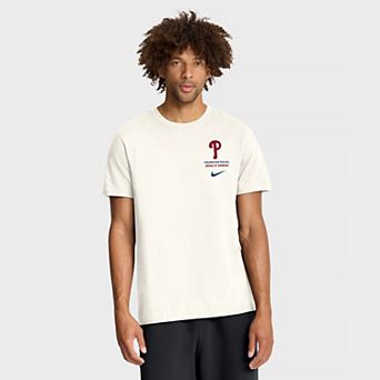 Men's Nike Cream Philadelphia Phillies Primetime Inning T-Shirt