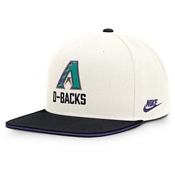 Men's Nike Cream/Black Arizona Diamondbacks Cooperstown Pro Dri-FIT Snapback Hat