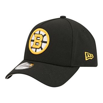 Youth New Era Black Boston Bruins 9FORTY A-Frame Adjustable Hat