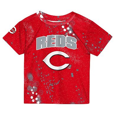 Toddler Outerstuff Red Cincinnati Reds Pinch Hitter T-Shirt & Shorts Set